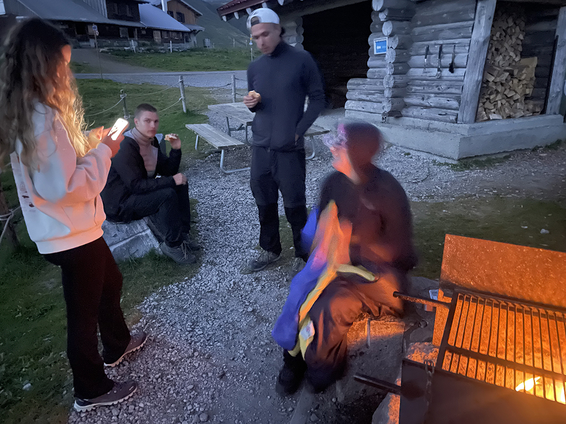 Via Alpina Tannensee campfire